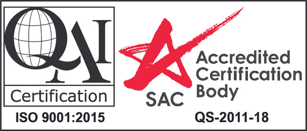 ISO 9001:2015 — Quality Management (SAC-accredited)