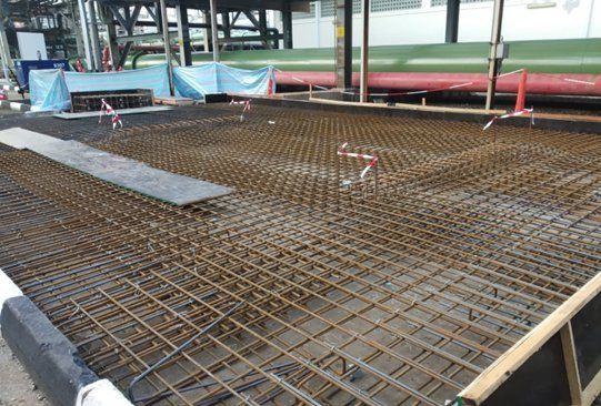 Steel reinforcement bar works