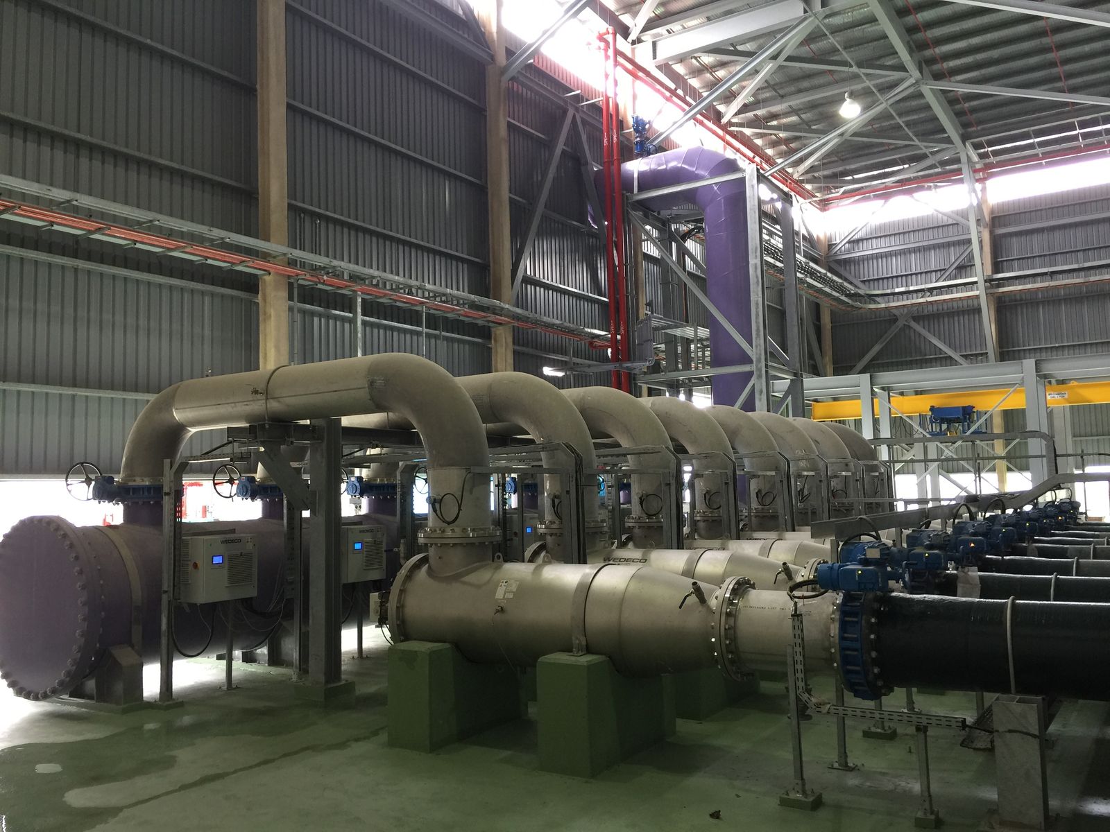 UV units & pipeline installation